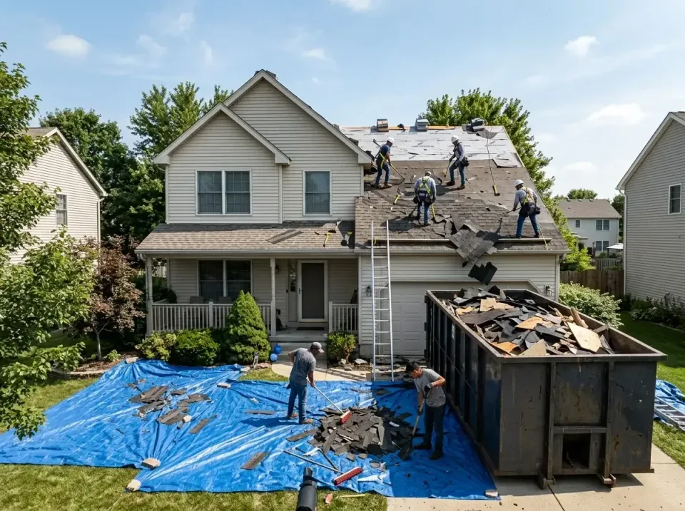 roof-replacement-debris-remova-004 — frequently asked questions, Cheapest Dumpster Rentals in Morton, IL